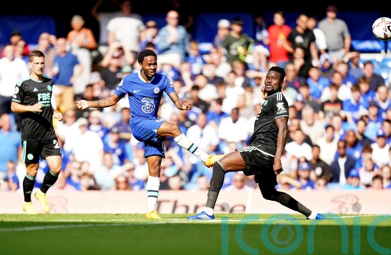 Raheem Sterling bags first goals for 10-man Chelsea with brace in Leicester win