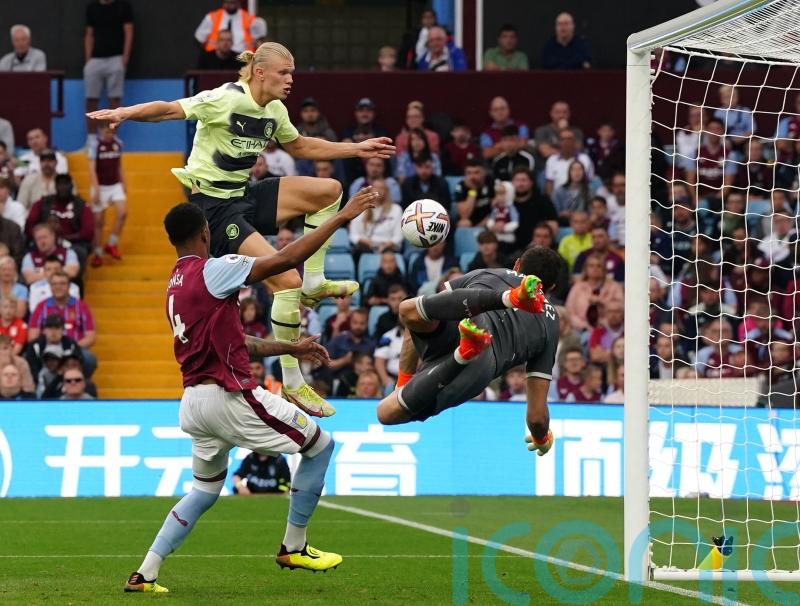 Erling Haaland&rsquo;s superb start continues but Villa hit back to draw with Man City