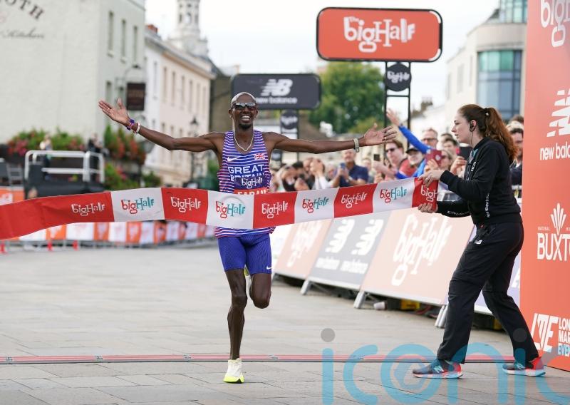 Sir Mo Farah warms up for London Marathon with his third victory in the Big Half