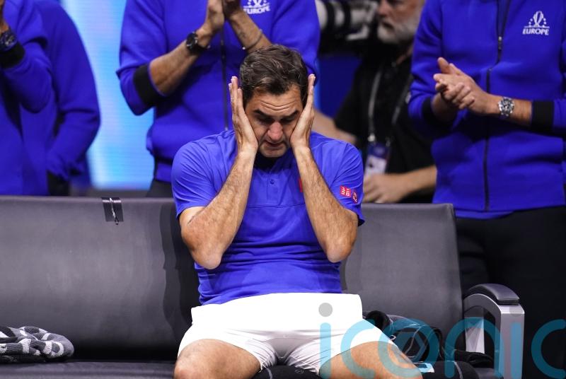 Roger Federer emotional as he bids farewell to professional tennis