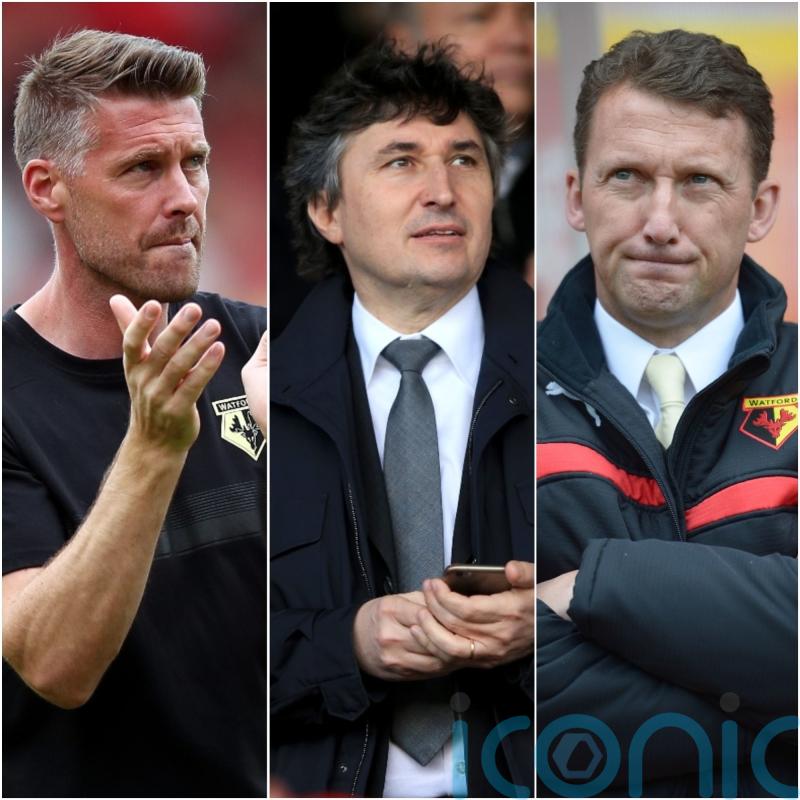 Watford&rsquo;s turbulent managerial history under the Pozzo family&rsquo;s ownership