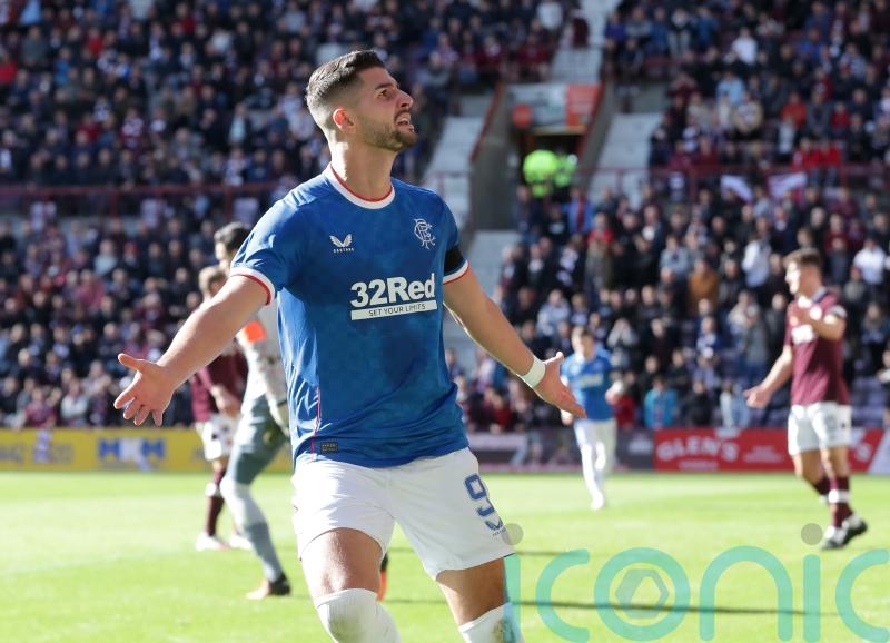 Antonio Colak strikes twice as Rangers ease to win over 10-man Hearts