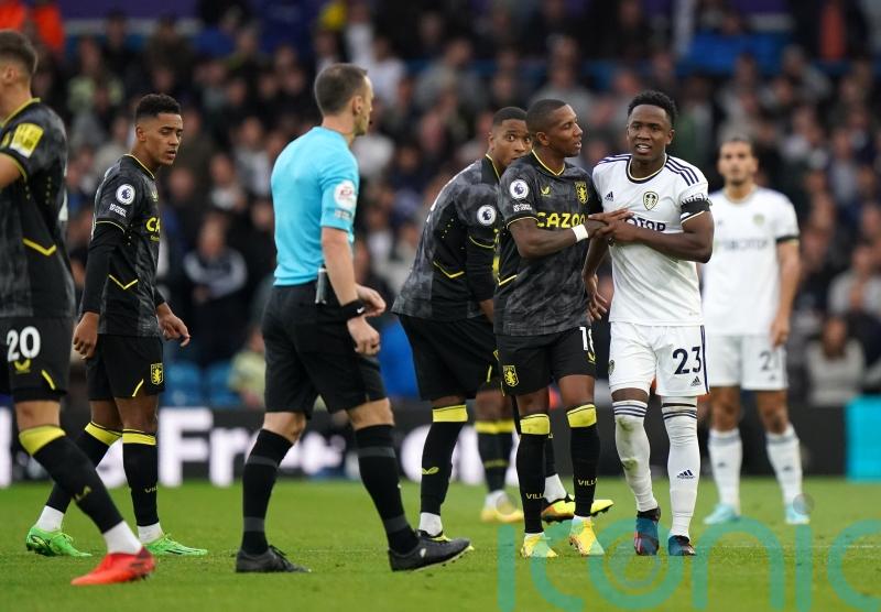Aston Villa fail to break down 10-man Leeds in ill-tempered stalemate