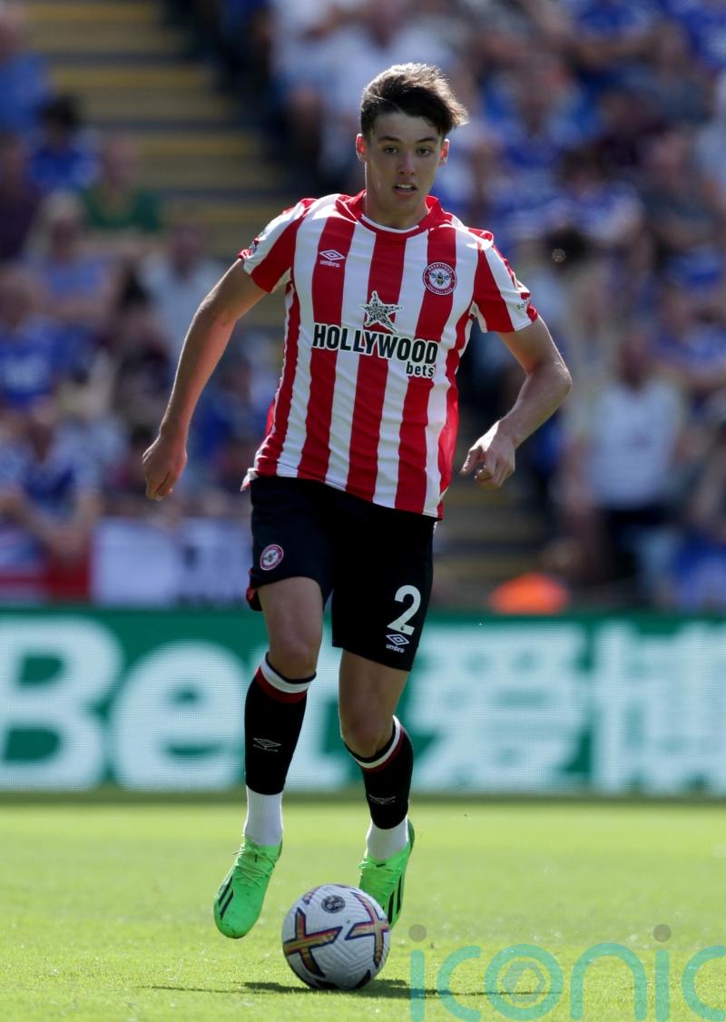 Aaron Hickey to miss Brentford&rsquo;s clash with Chelsea due to ankle injury