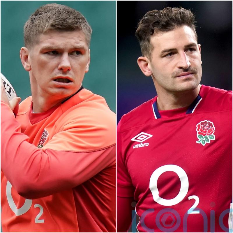 Owen Farrell and Jonny May link up with England squad