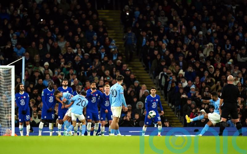Riyad Mahrez and Julian Alvarez score as Manchester City brush aside Chelsea