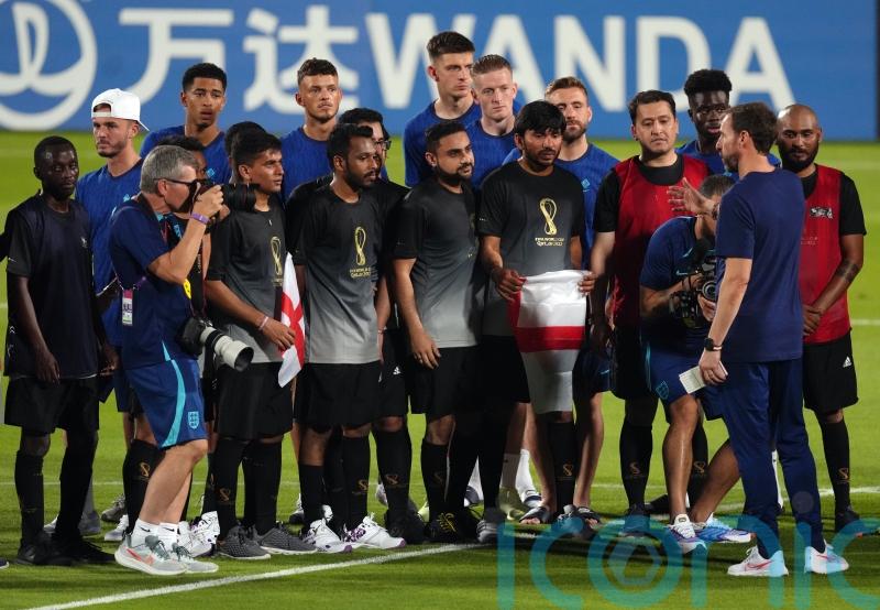 England squad meets migrant workers in Qatar ahead of World Cup