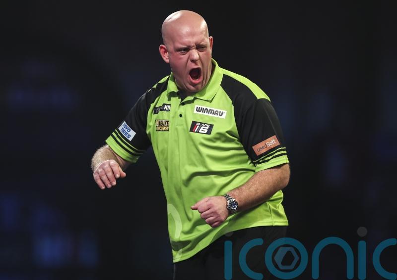 Michael van Gerwen hits nine-darter on way to Players Championship title