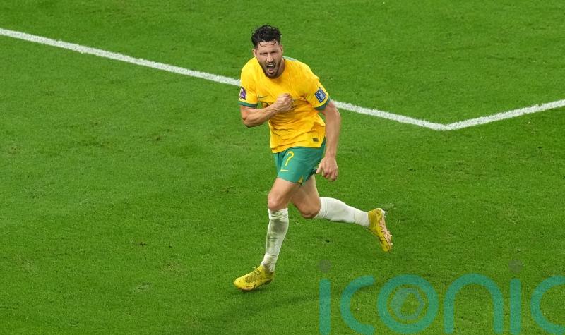 Australia stun Denmark to reach World Cup last 16 for first time in 16 years