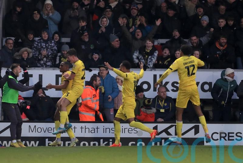 Victor Adeboyejo rescues point for Burton against rivals Derby