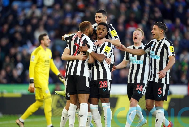 Newcastle up to second after big win at Leicester as Southampton slip to bottom