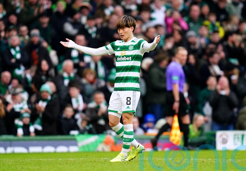 Kyogo Furuhashi makes it 20 goals for the season in Celtic&rsquo;s rout of Morton