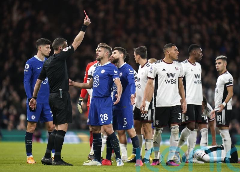 Fulham fined &pound;27,500 over players surrounding referee during win over Chelsea