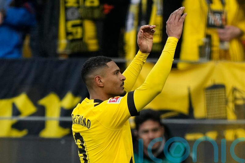 Sebastien Haller scores emotional goal in Borussia Dortmund rout