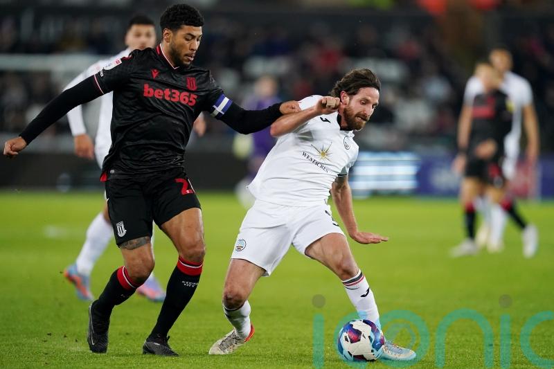 Josh Laurent hits brace as Stoke ease relegation fears with win at Swansea