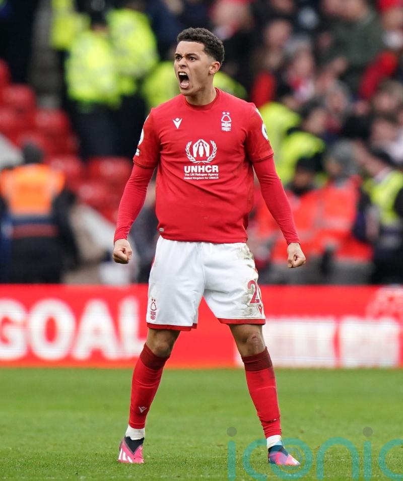 Brennan Johnson&rsquo;s brace earns Nottingham Forest a point against Everton