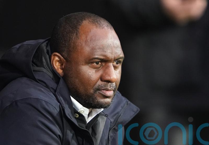 Patrick Vieira not feeling extra pressure as Crystal Palace face survival battle