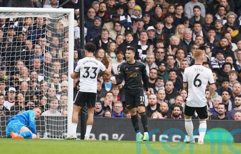 Leandro Trossard stars as Arsenal go five points clear at top with win at Fulham