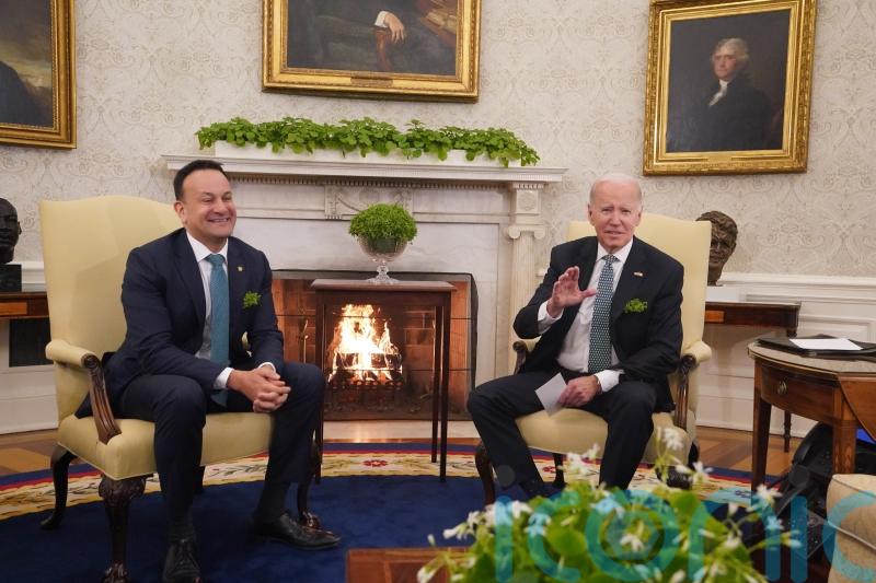 Varadkar meets Biden at White House for St Patrick&rsquo;s Day talks