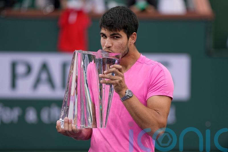 Carlos Alcaraz in buoyant mood after winning &lsquo;perfect tournament&rsquo;