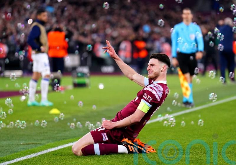 David Moyes hails Declan Rice&rsquo;s &lsquo;Roy of the Rovers&rsquo; goal in West Ham win