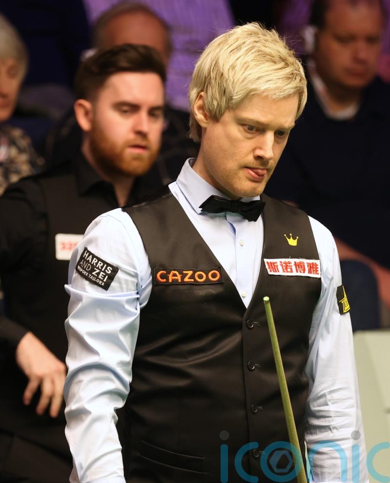 Neil Robertson fights back to draw level with Crucible debutant Jak Jones