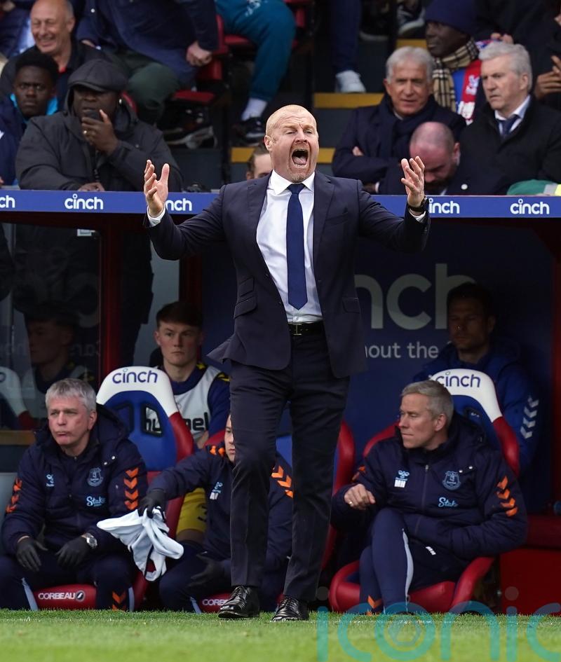 Sean Dyche frustrated after draw at Crystal Palace leaves Everton in drop zone