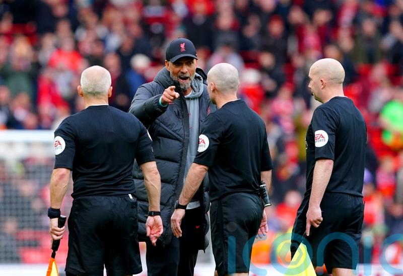 Liverpool boss Jurgen Klopp puts referee row down to &rsquo;emotion and anger&rsquo;