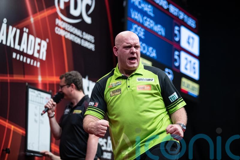 Michael van Gerwen back to winning ways with Belgian Open victory