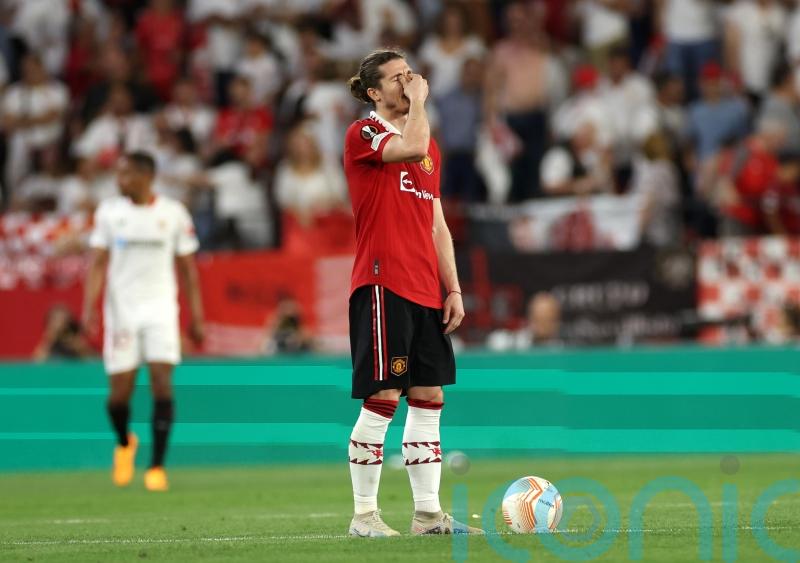 Marcel Sabitzer ruled out of Manchester United&rsquo;s run-in due to knee injury