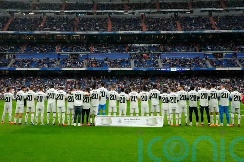 Real Madrid show support for Vinicius Junior ahead of win over Rayo Vallecano