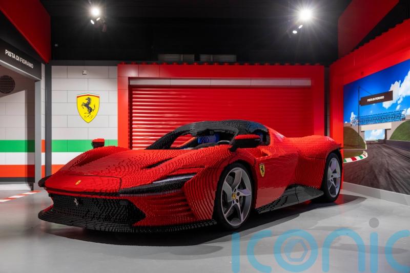 Life-size Lego model of luxury sports car unveiled