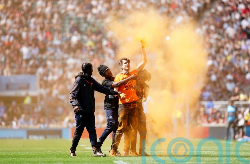 Just Stop Oil protesters disrupt Gallagher Premiership final at Twickenham