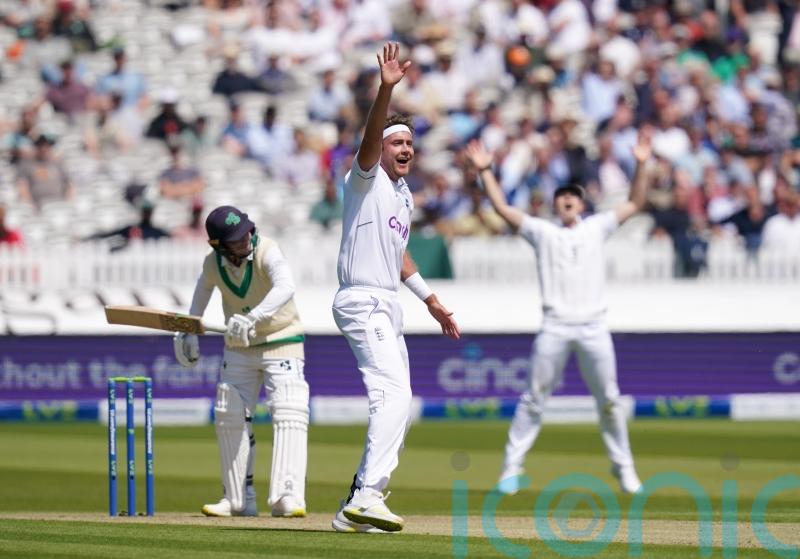 Stuart Broad claims four as England take charge against Ireland at Lord&rsquo;s
