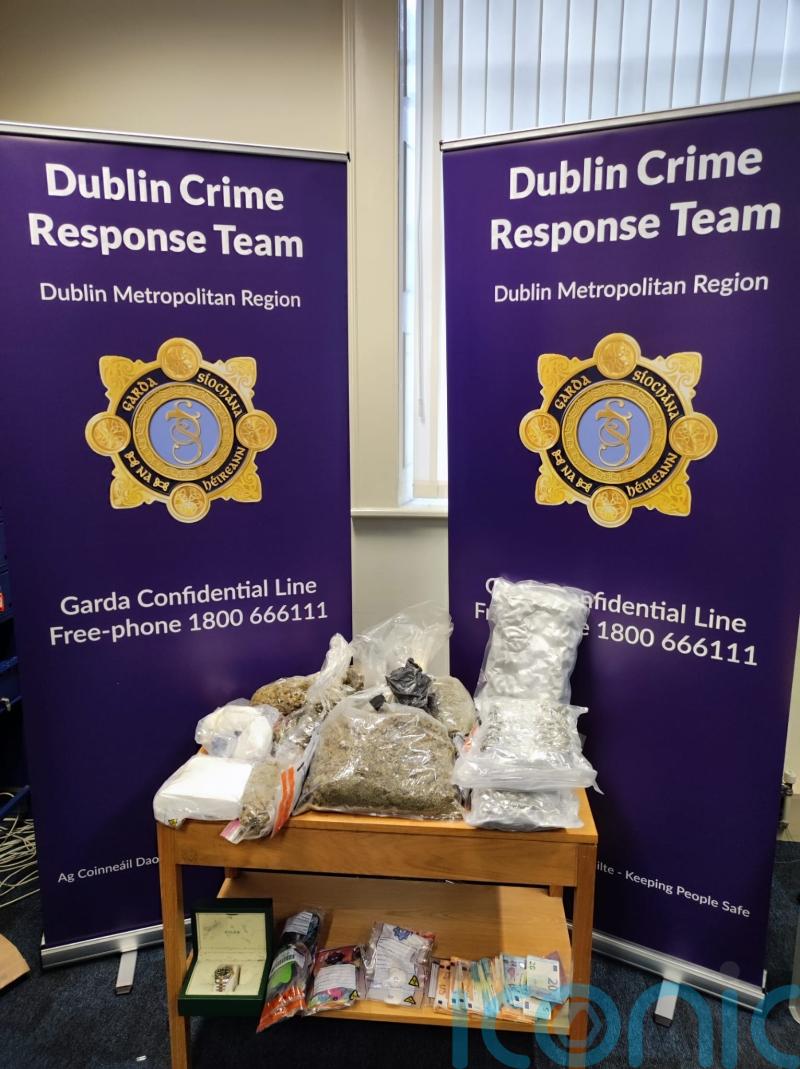 Man arrested as gardai seize luxury watches and drugs