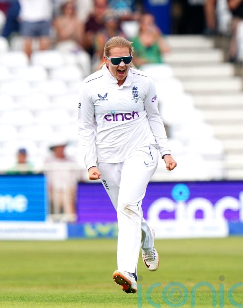 Sophie Ecclestone leads England fightback on penultimate afternoon of Ashes Test