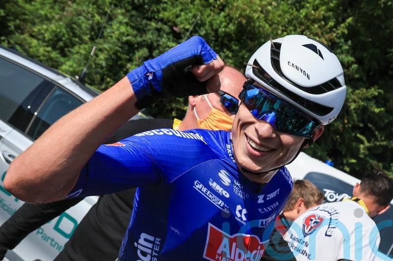 Jasper Philipsen sprints to stage three win as Adam Yates remains in yellow