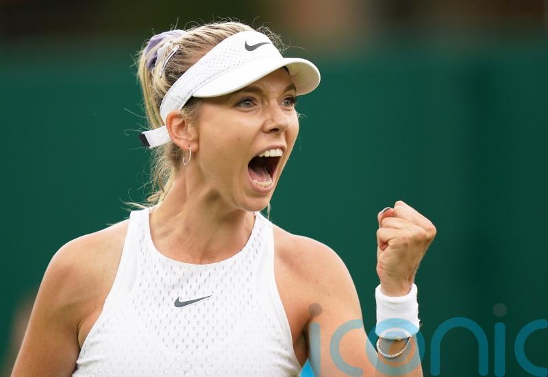 Katie Boulter reaches round two in only British success of the day