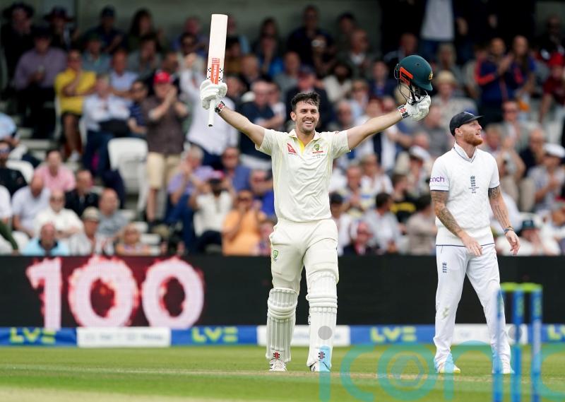 Mitch Marsh century changes game for Australia on day one of third Ashes Test