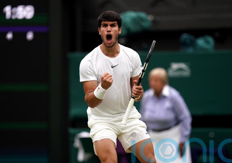 Carlos Alcaraz made to work hard for place in fourth round at Wimbledon