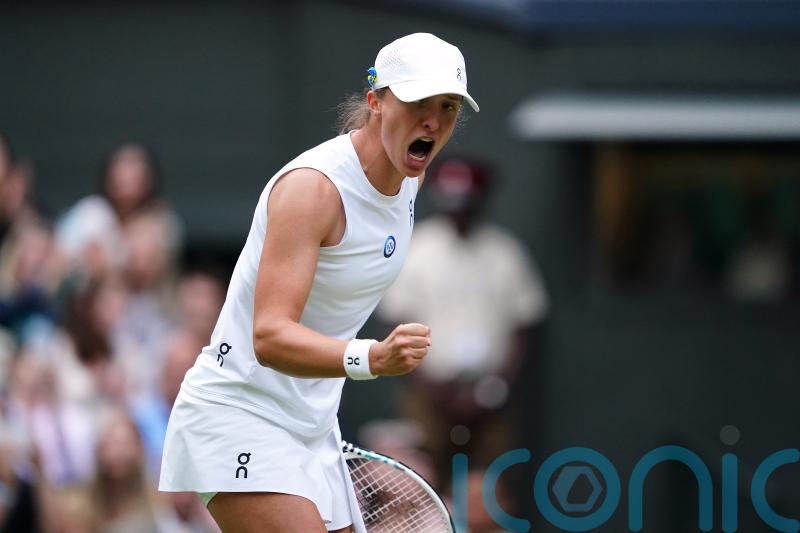 Iga Swiatek saves two match points to reach first Wimbledon quarter-final