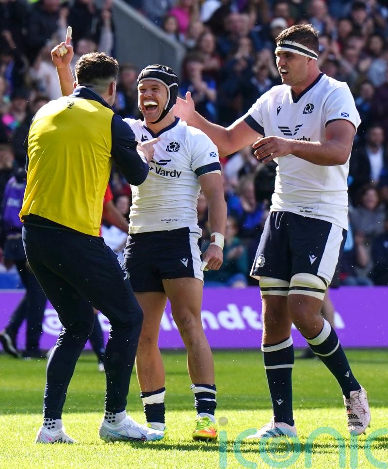 Darcy Graham returns to Scotland action with double in warm-up win over Italy