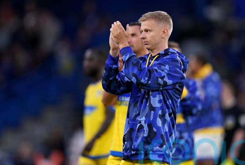 Oleksandr Zinchenko steps up recovery with on-field cameo at Game4Ukraine