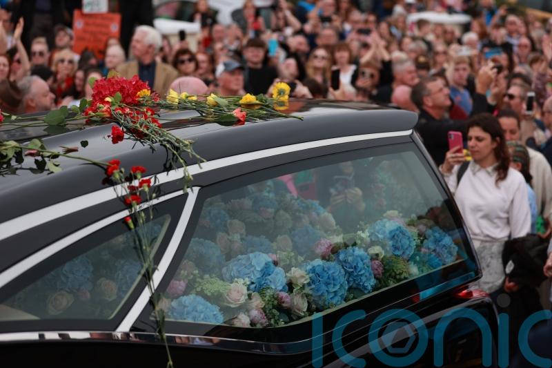 Bono and Bob Geldof among mourners as &lsquo;beloved&rsquo; Sinead O&rsquo;Connor laid to rest