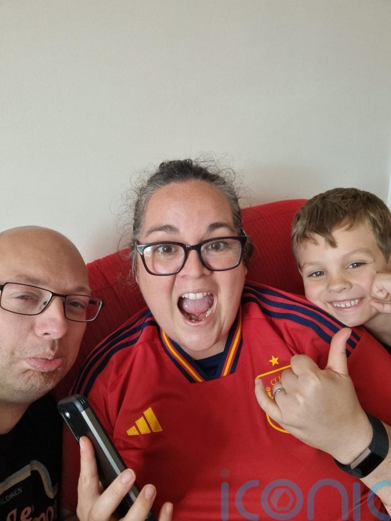 England fan experienced &lsquo;very tense&rsquo; final watching with his Spanish wife