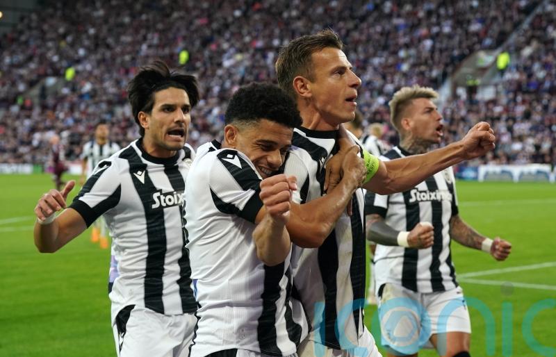 Hearts&rsquo; Europa Conference League hopes hit after home defeat to PAOK