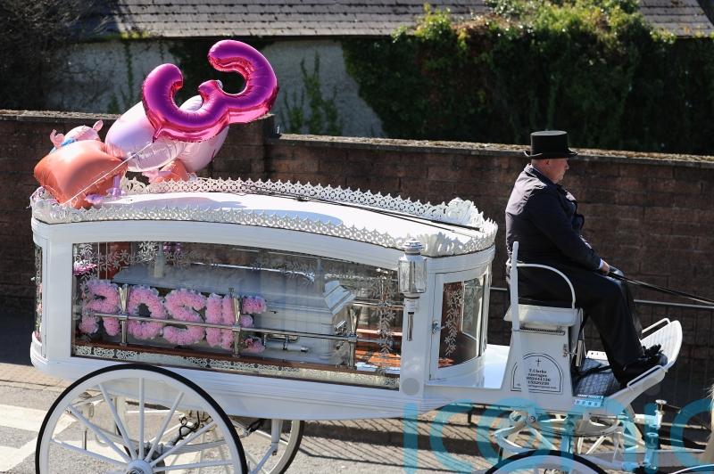 Girl, 3, knocked down and killed in Co Laois was a &lsquo;bright star&rsquo;, funeral hears