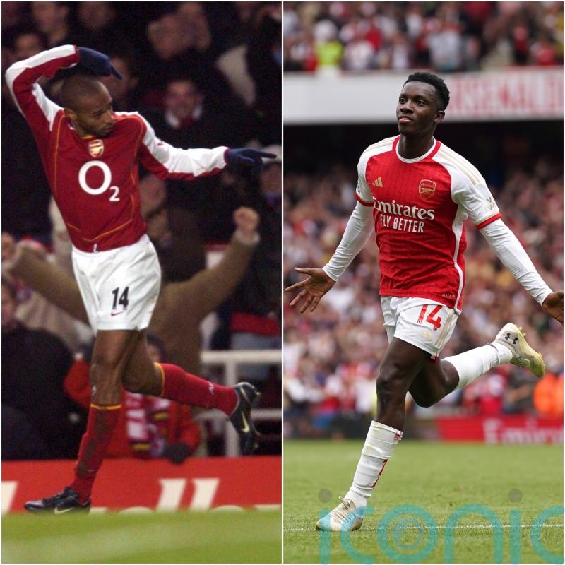 England new boy Eddie Nketiah motivated by &lsquo;magnificent&rsquo; Thierry Henry