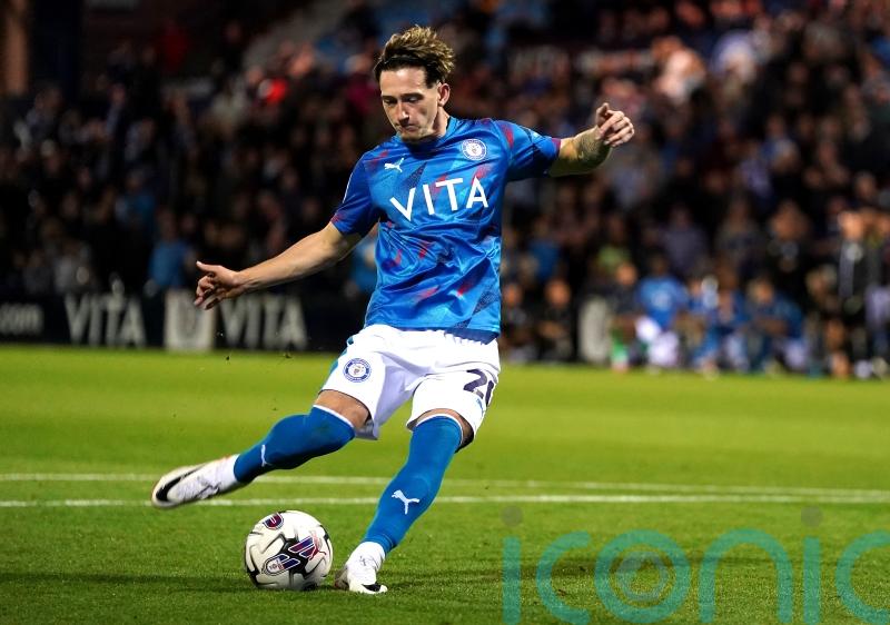 Louie Barry sets Stockport on way to victory over MK Dons