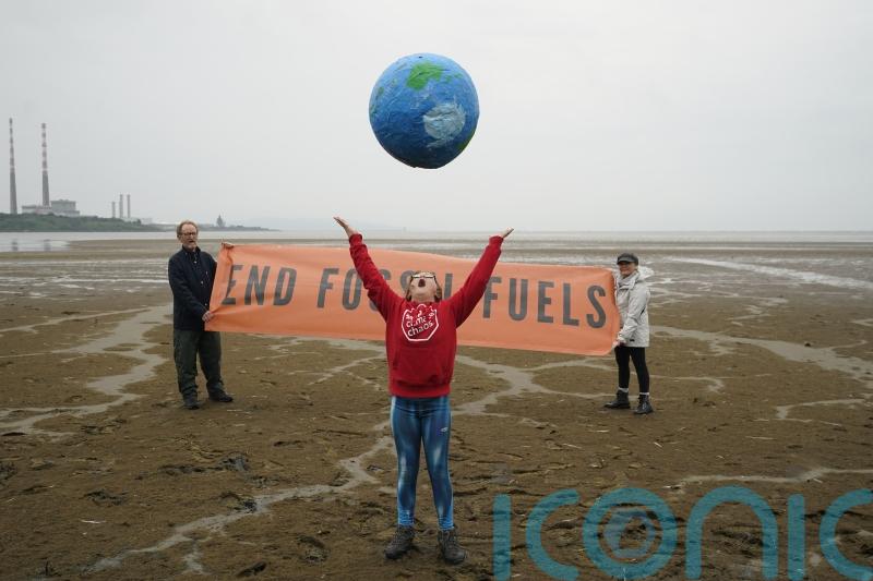 Activists hold protest in Dublin ahead of climate talks at UN